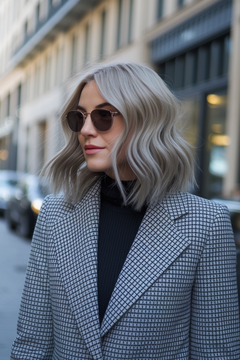 Hairstyles for Medium Length Hair for Work: Professional Looks outfit idea