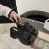 New Style Trends - Aesthetic Alt Chunky Heels Sandals - Outfit Ideas
