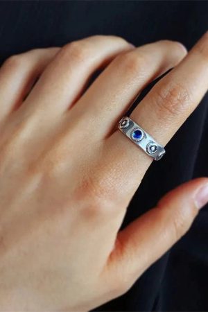New Style Trends - Aesthetic Azure Gaze Ring - Outfit Ideas
