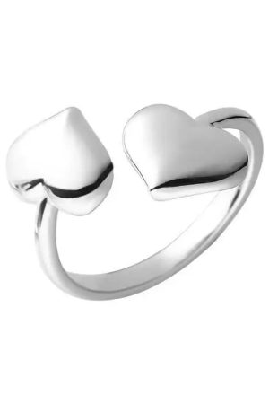 New Style Trends - Aesthetic Double Heart Glow Ring - Outfit Ideas
