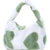 New Style Trends - Aesthetic Fluffy Shoulder Plush Tote - Outfit Ideas