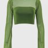 New Style Trends - Aesthetic Green Sheer Shawl & Tank Set - Outfit Ideas