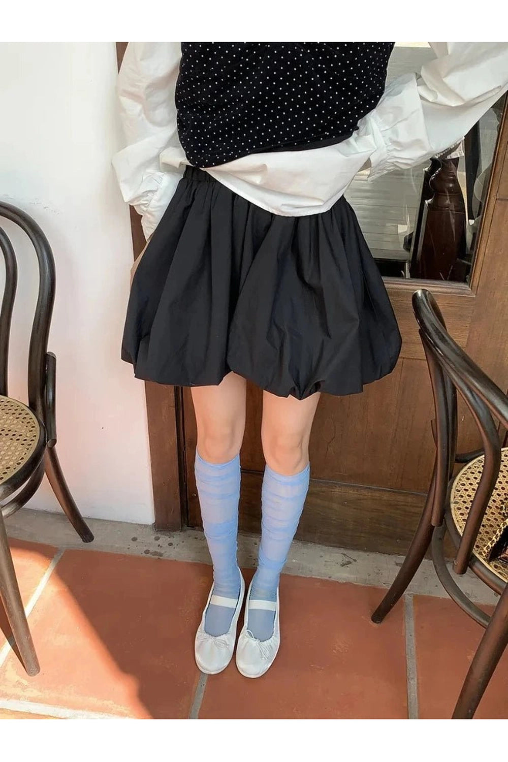 New Style Trends - Aesthetic Mini Balloon Skirt - Outfit Ideas
