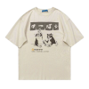 New Style Trends - Aesthetic Oversized Drinking Cat T-shirt - Outfit Ideas