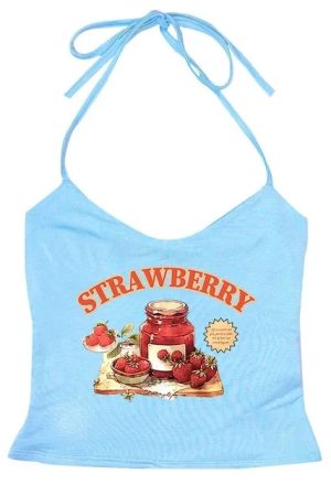 New Style Trends - Aesthetic Sweet Strawberry Jam Top - Outfit Ideas