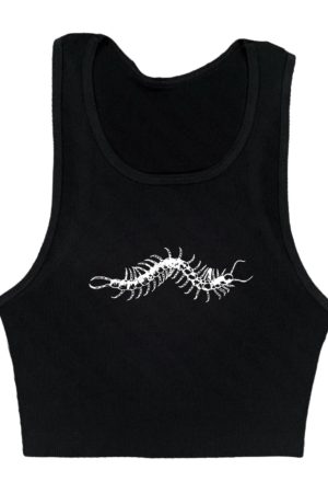 New Style Trends - Alt Creeper Crawl Spaghetti Top - Outfit Ideas