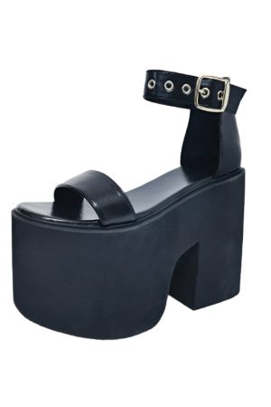 New Style Trends - Alt Darkwave Mega Platform Sandals - Outfit Ideas
