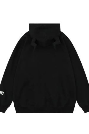 New Style Trends - Alt Edgy Devil Spider Zip Hoodie - Outfit Ideas