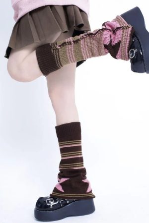 New Style Trends - Alt Edgy Knit Leg Warmers - Outfit Ideas