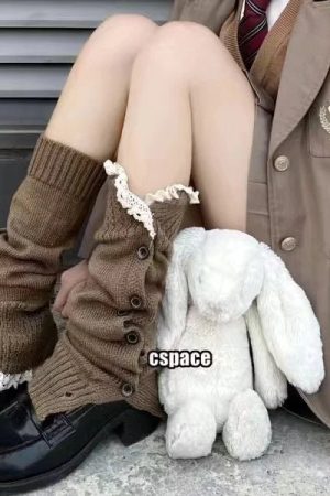 New Style Trends - Alt Edgy Knit Leg Warmers - Outfit Ideas