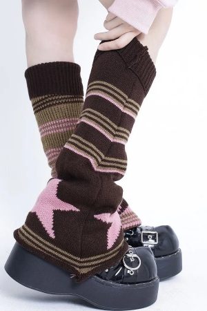 New Style Trends - Alt Edgy Knit Leg Warmers - Outfit Ideas