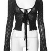 New Style Trends - Alt Gothic Lace Up Blouse - Outfit Ideas