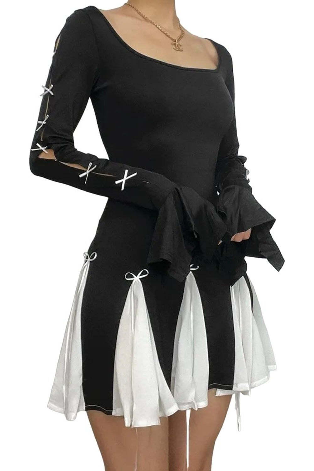 New Style Trends - Alt High Waist Lace-Up Bodycon - Outfit Ideas