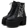 New Style Trends - Alt Rivet Burgundy Platform Shoes - Outfit Ideas