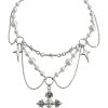 New Style Trends - Alt Victorian Gothic Rosary Pearl Necklace - Outfit Ideas