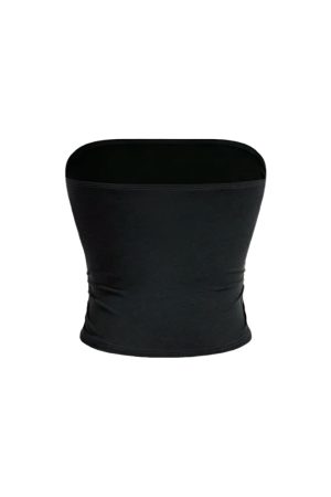 New Style Trends - Alt Virgin Mary Cross Tube Top - Outfit Ideas