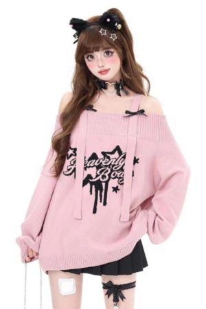 New Style Trends - Angelic Rebel Pastel Goth Sweater - Outfit Ideas