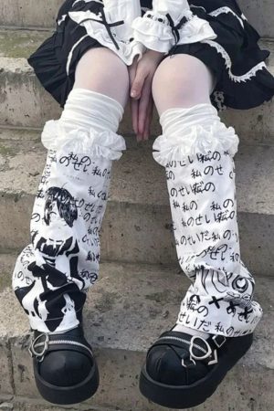 New Style Trends - Anime Chaos Leg Warmers - Outfit Ideas