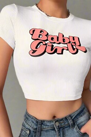 New Style Trends - Baby Girl Y2k Crop Top - Outfit Ideas