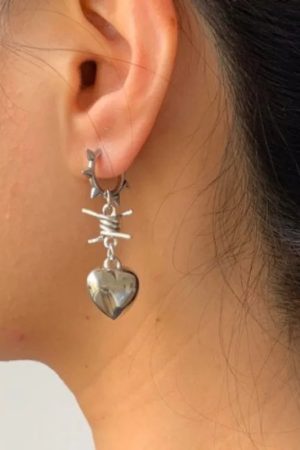 New Style Trends - Barbed Love Edgy Earrings - Outfit Ideas