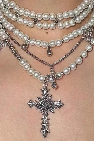 New Style Trends - Baroque Tears Alt Goth Statement Necklace - Outfit Ideas