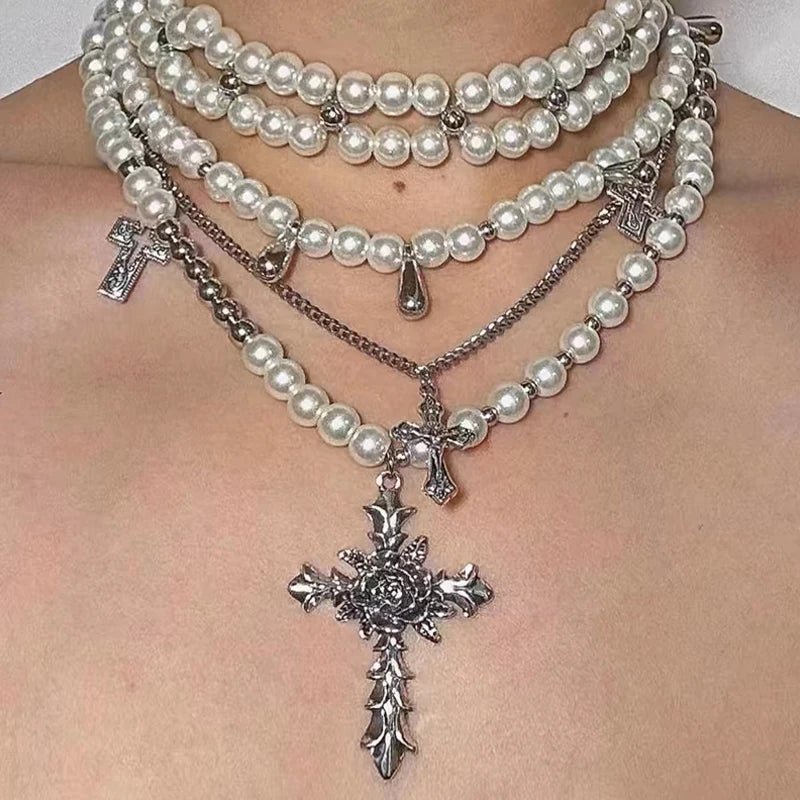 New Style Trends - Baroque Tears Alt Goth Statement Necklace - Outfit Ideas