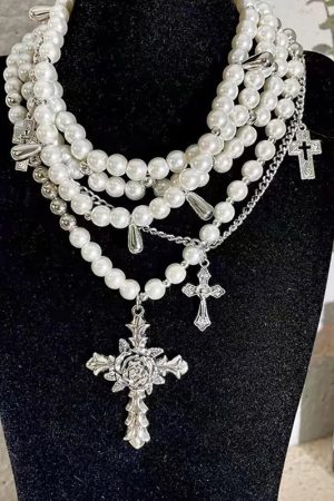 New Style Trends - Baroque Tears Alt Goth Statement Necklace - Outfit Ideas