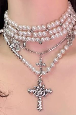 New Style Trends - Baroque Tears Alt Goth Statement Necklace - Outfit Ideas