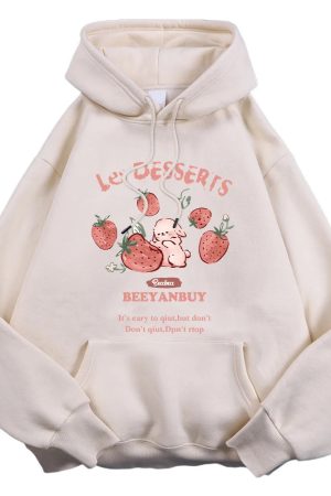 New Style Trends - Berry Mood Cozy Aesthetic Hoodie - Outfit Ideas