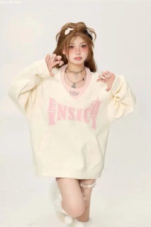 New Style Trends - Blush Instinct Cozy Kawaii Sweatshirt - Outfit Ideas