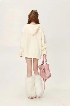 New Style Trends - Blush Instinct Cozy Kawaii Sweatshirt - Outfit Ideas