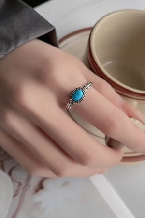 New Style Trends - Boho Turquoise Soul Aesthetic Ring - Outfit Ideas