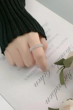 New Style Trends - Bubble Bead Open Aesthetic Ring - Outfit Ideas