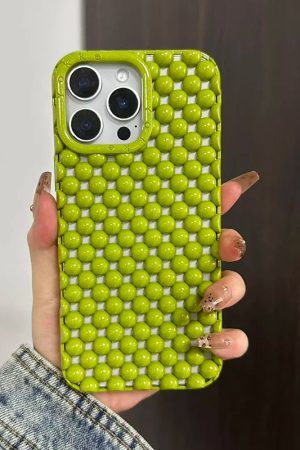 New Style Trends - Bubble Grid iPhone Aesthetic Case - Outfit Ideas