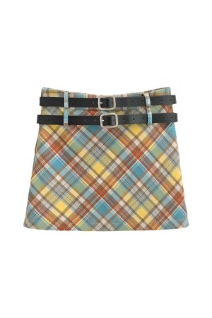 New Style Trends - Buckle Retro Skirt - Outfit Ideas