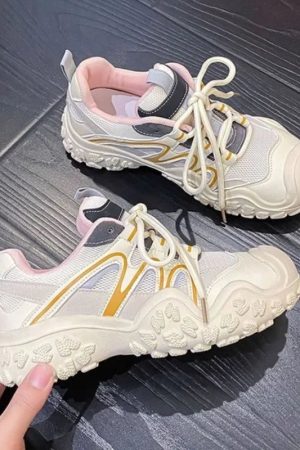 New Style Trends - Candy Trek Urban Edgy Sneakers - Outfit Ideas