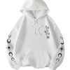 New Style Trends - Celestial Vision Graphic Edgy Hoodie - Outfit Ideas