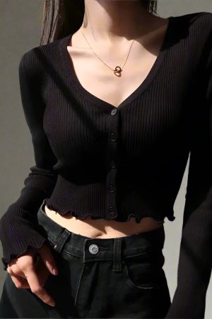 New Style Trends - Chic Crop Cardigan Top - Outfit Ideas
