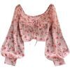 New Style Trends - Coquette Bohemian Floral Blouse - Outfit Ideas