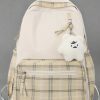 New Style Trends - Coquette Girl Lattice Travel  Backpack - Outfit Ideas