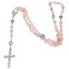 New Style Trends - Coquette Rose Quartz Prayer Beads Necklace - Outfit Ideas