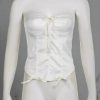 New Style Trends - Coquette Satin Lace-Up Bustier Top - Outfit Ideas