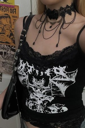 New Style Trends - Crimson Shattered Alt Goth Heart Necklace - Outfit Ideas