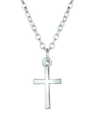 New Style Trends - Crystal Rose Gothic Cross Necklace - Outfit Ideas