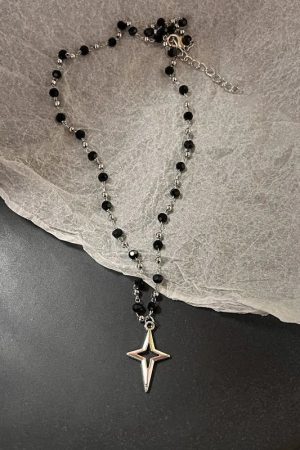 New Style Trends - Dark Charm Layered Edgy Necklace Set - Outfit Ideas