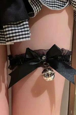 New Style Trends - Dark Devotion Thigh Garter Alt Leg Ring - Outfit Ideas