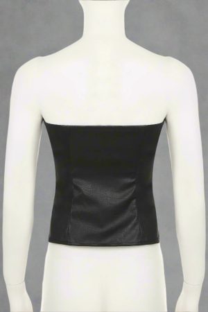 New Style Trends - Dark Siren Faux Leather Alt Top - Outfit Ideas