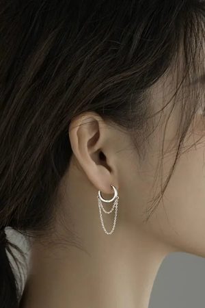New Style Trends - Double Chain Aesthetic Hoop Earrings - Outfit Ideas