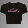 New Style Trends - Dramatic Mood Graphic Crop Top - Outfit Ideas