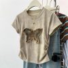 New Style Trends - Edgy Frayed Butterfly Patch Top - Outfit Ideas